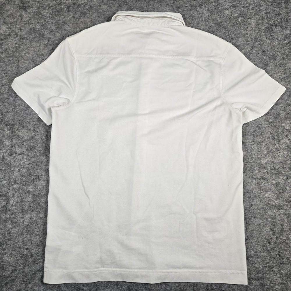 Bogner Mens White Performance Cotton Regular‎ Fit Button Down Shirt Small - Picture 4 of 7